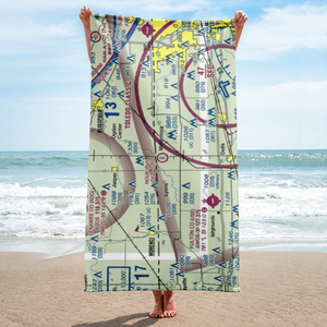 Newbury Airport (28OH) VFR Sectional Towel