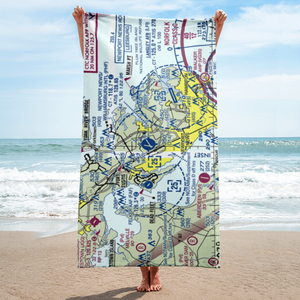 Newport News Williamsburg International Airport (PHF) VFR Sectional Towel