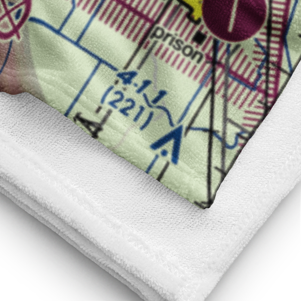 Newton Field (12CL) VFR Sectional Towel 