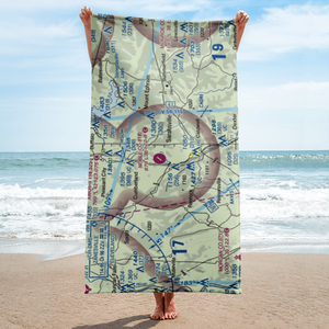 Noble County Airport (I10) VFR Sectional Towel