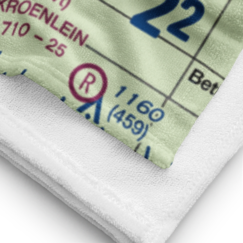 Noland RLA Restricted Landing Area (3IS3) VFR Sectional Towel 