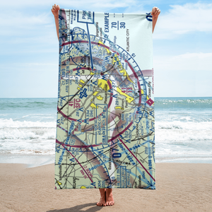 Nordheim Flying K Airpark (NJ58) VFR Sectional Towel