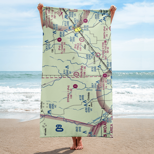 Norris Raun Ranch Airport (68TE) VFR Sectional Towel