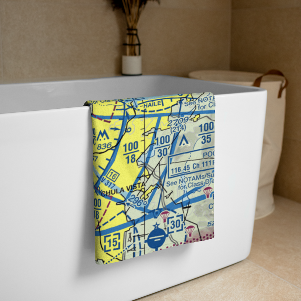 North Island Naval Air Station-Halsey Field (NZY) VFR Sectional Towel 