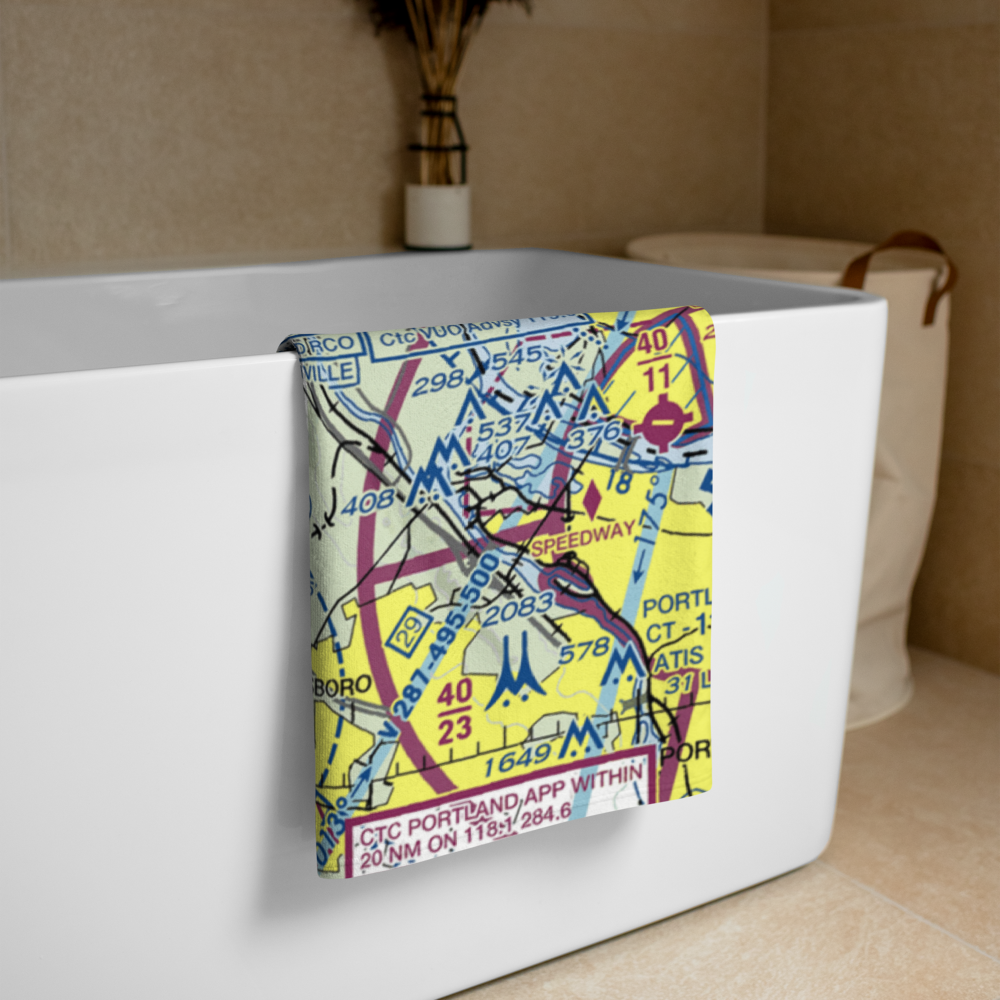 North Plains Gliderport (1OR4) VFR Sectional Towel 