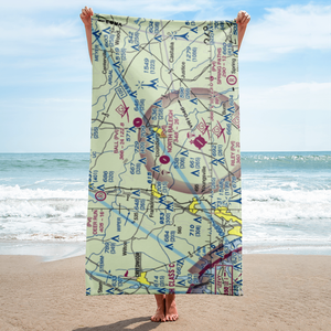 North Raleigh Airport (00NC) VFR Sectional Towel