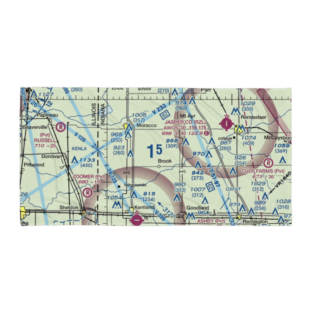 North West Indiana Air Airport (II04) VFR Sectional Towel 