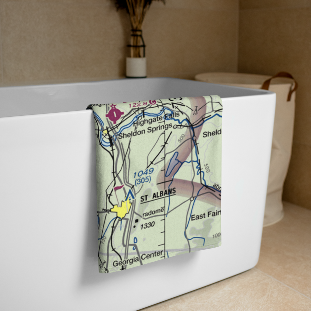 Northern Lights Airport (VT46) VFR Sectional Towel 