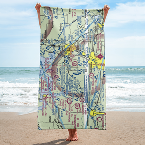 Nuggs Flying M Airport (TE68) VFR Sectional Towel