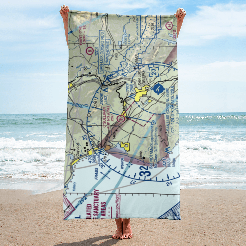 O'Sullivan Army Heliport (CSL) VFR Sectional Towel 