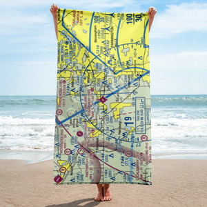 Oakland Southwest Airport (Y47) VFR Sectional Towel