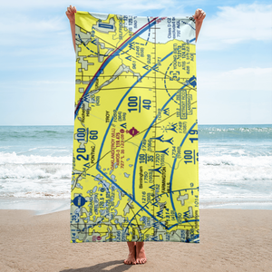 Oakland Troy Airport (VLL) VFR Sectional Towel