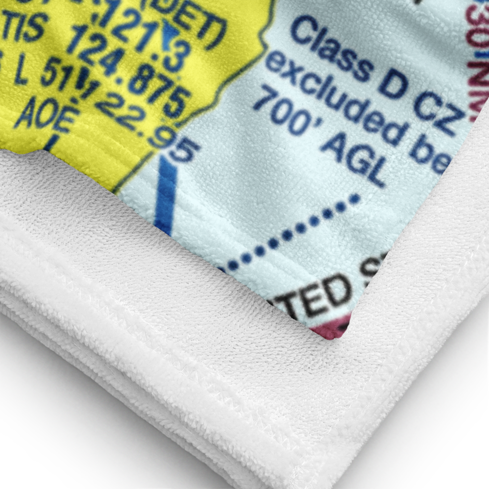 Oakland Troy Airport (VLL) VFR Sectional Towel 