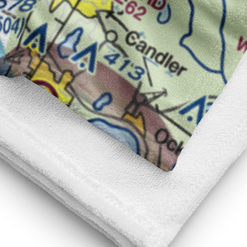 Ocala International Airport - Jim Taylor Field (OCF) VFR Sectional Towel 