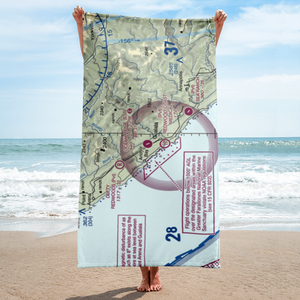 Ocean Ridge Airport (E55) VFR Sectional Towel