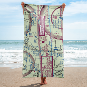 Odom's Flying Service Airport (50FL) VFR Sectional Towel