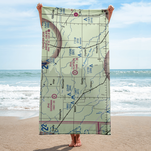 Olafson Brothers Airport (03ND) VFR Sectional Towel
