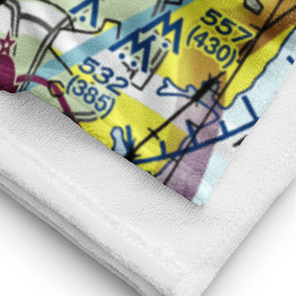 Old Bridge Airport (3N6) VFR Sectional Towel 