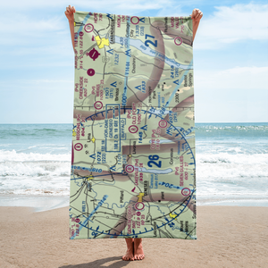 Old Fort Farm Airport (50NY) VFR Sectional Towel