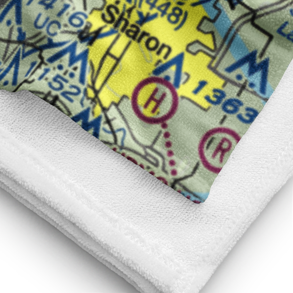 Oldstown Flying Tails Airport (81OH) VFR Sectional Towel 