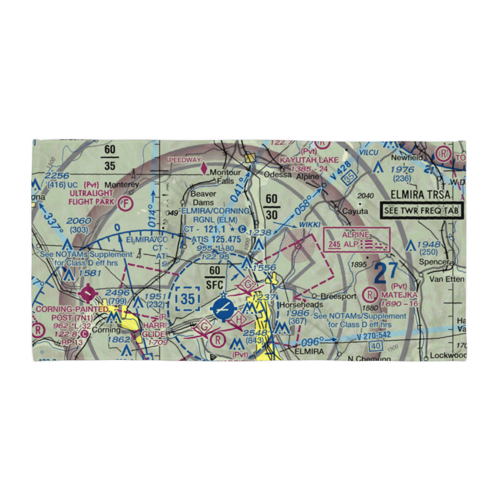 Omni Airpark (6NY2) VFR Sectional Towel 