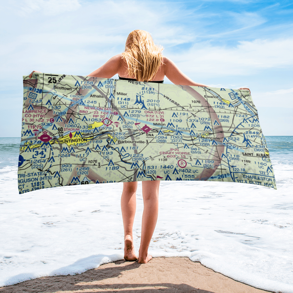 Ona Airpark (12V) VFR Sectional Towel 