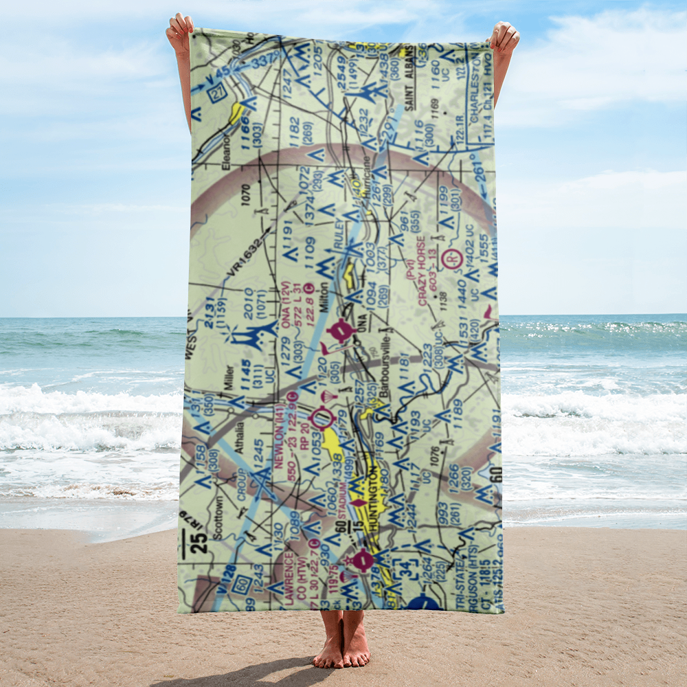 Ona Airpark (12V) VFR Sectional Towel 