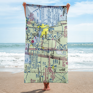 Oshkosh Sky Ranch Airport (2WN8) VFR Sectional Towel