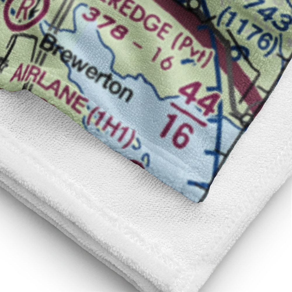 Oswego County Airport (FZY) VFR Sectional Towel 