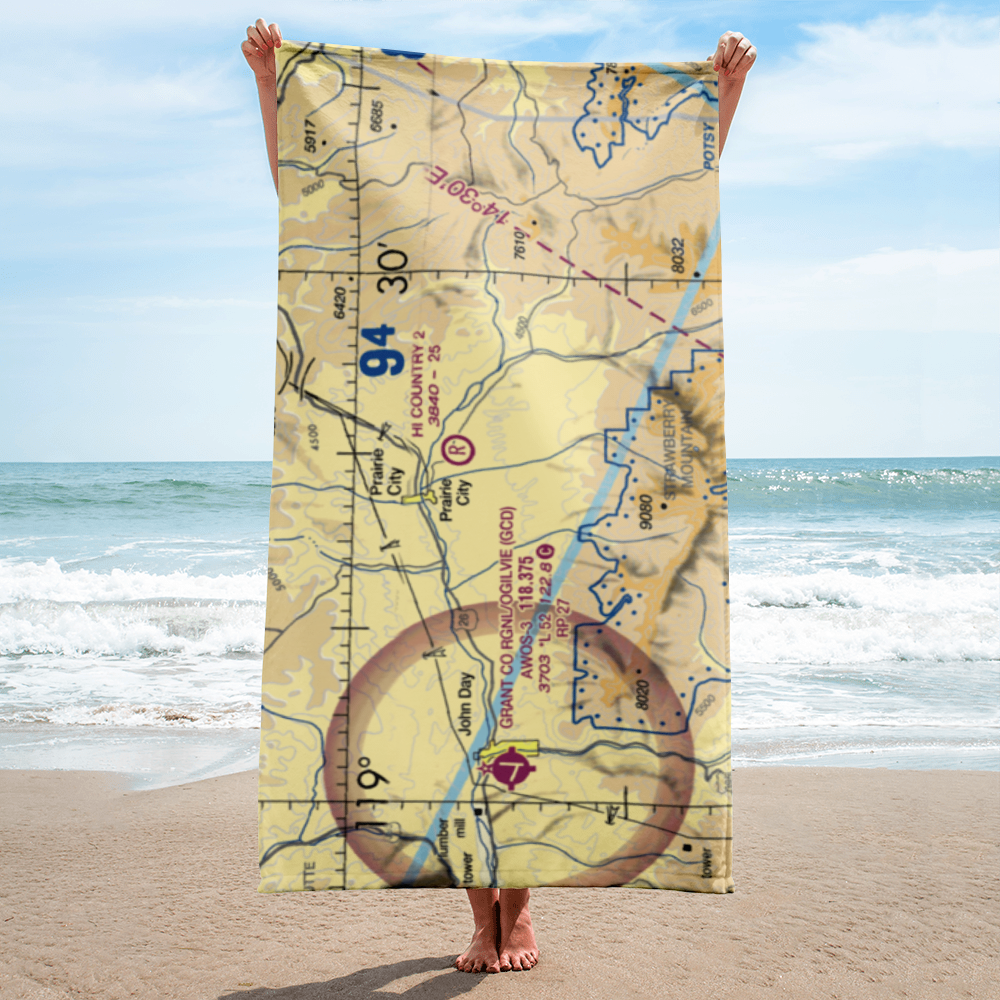 Oxbow Ranch Airport (OR17) VFR Sectional Towel 