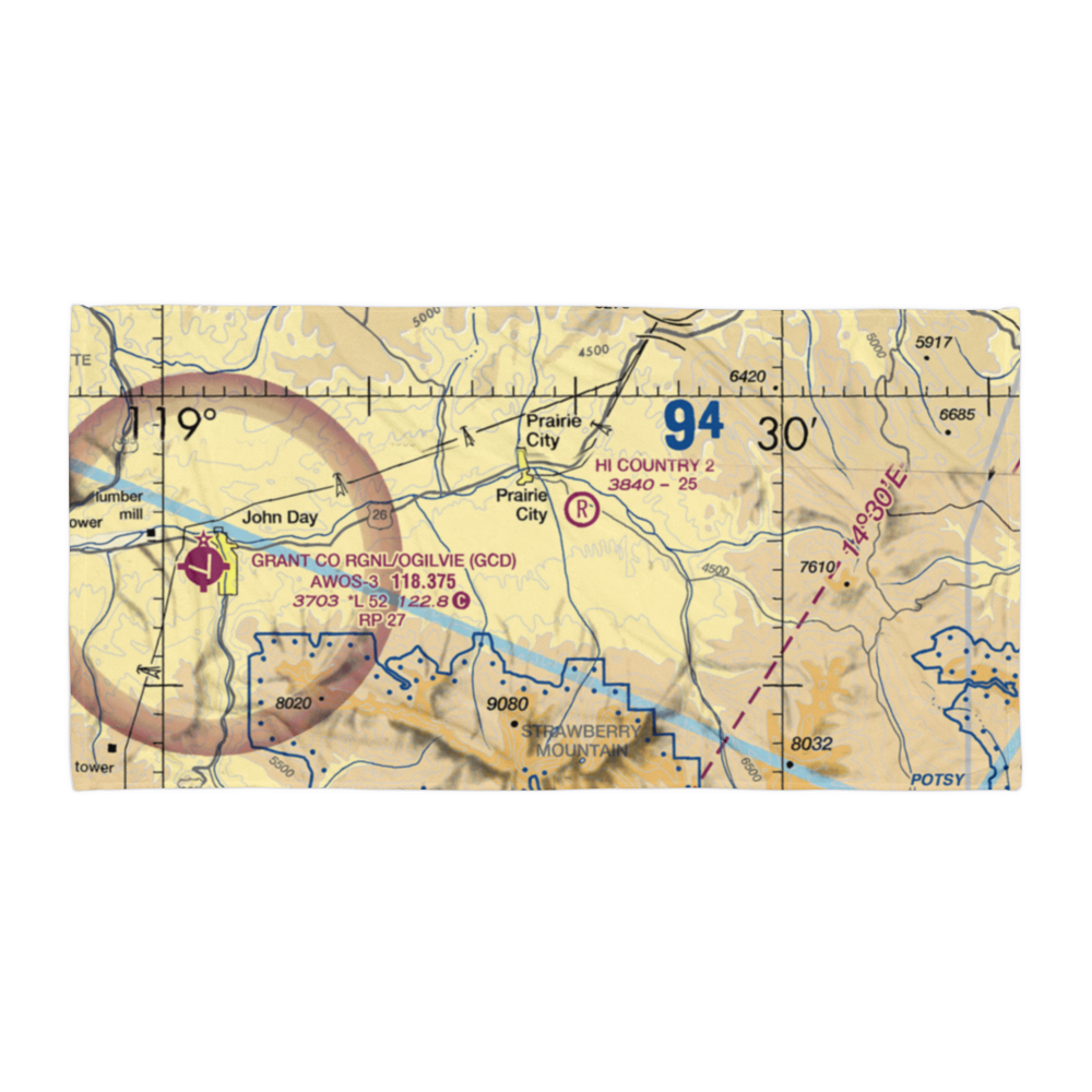 Oxbow Ranch Airport (OR17) VFR Sectional Towel 