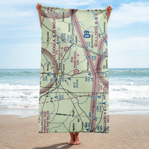 Paces South Farms Airport (82GA) VFR Sectional Towel