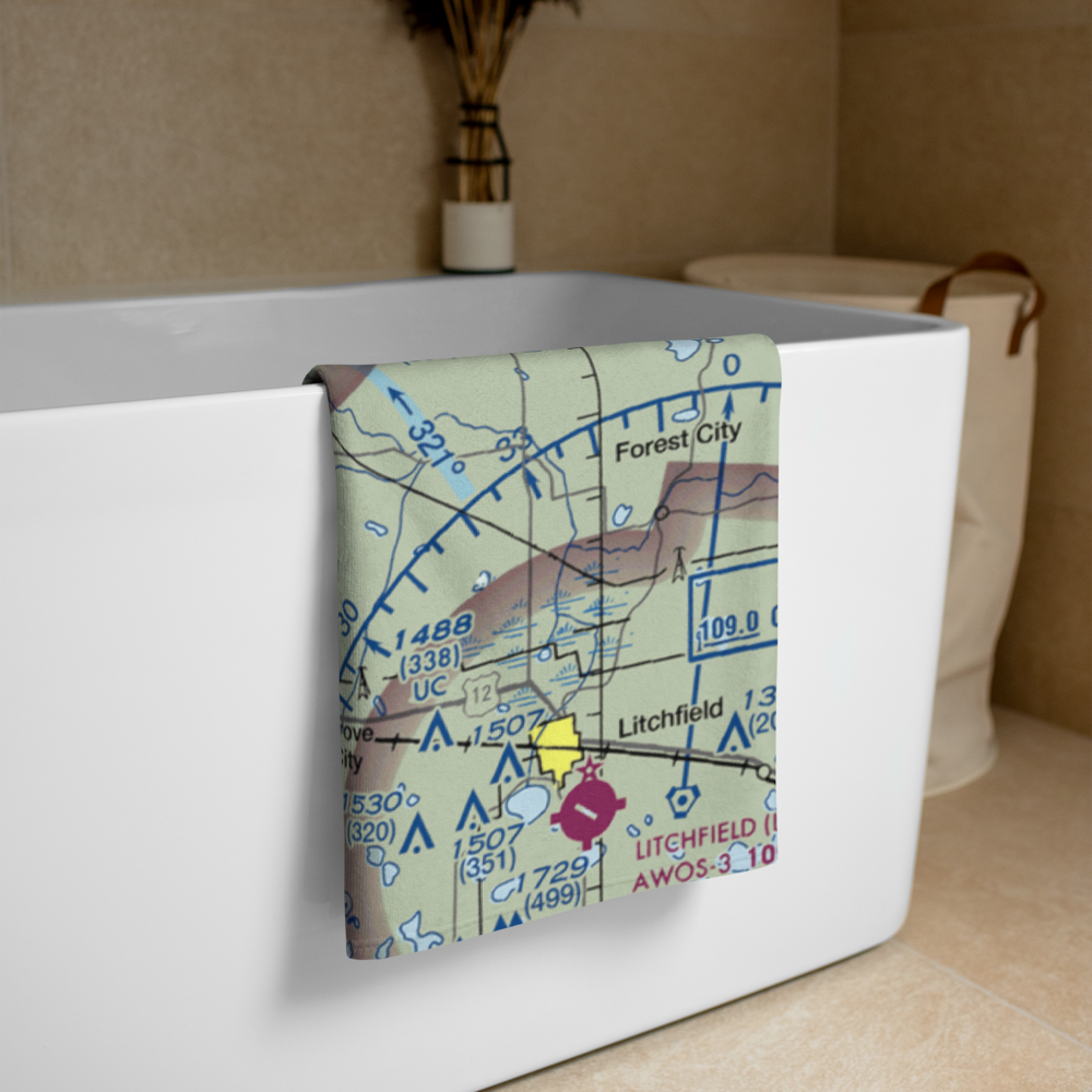 Pagel's Field (67MN) VFR Sectional Towel 