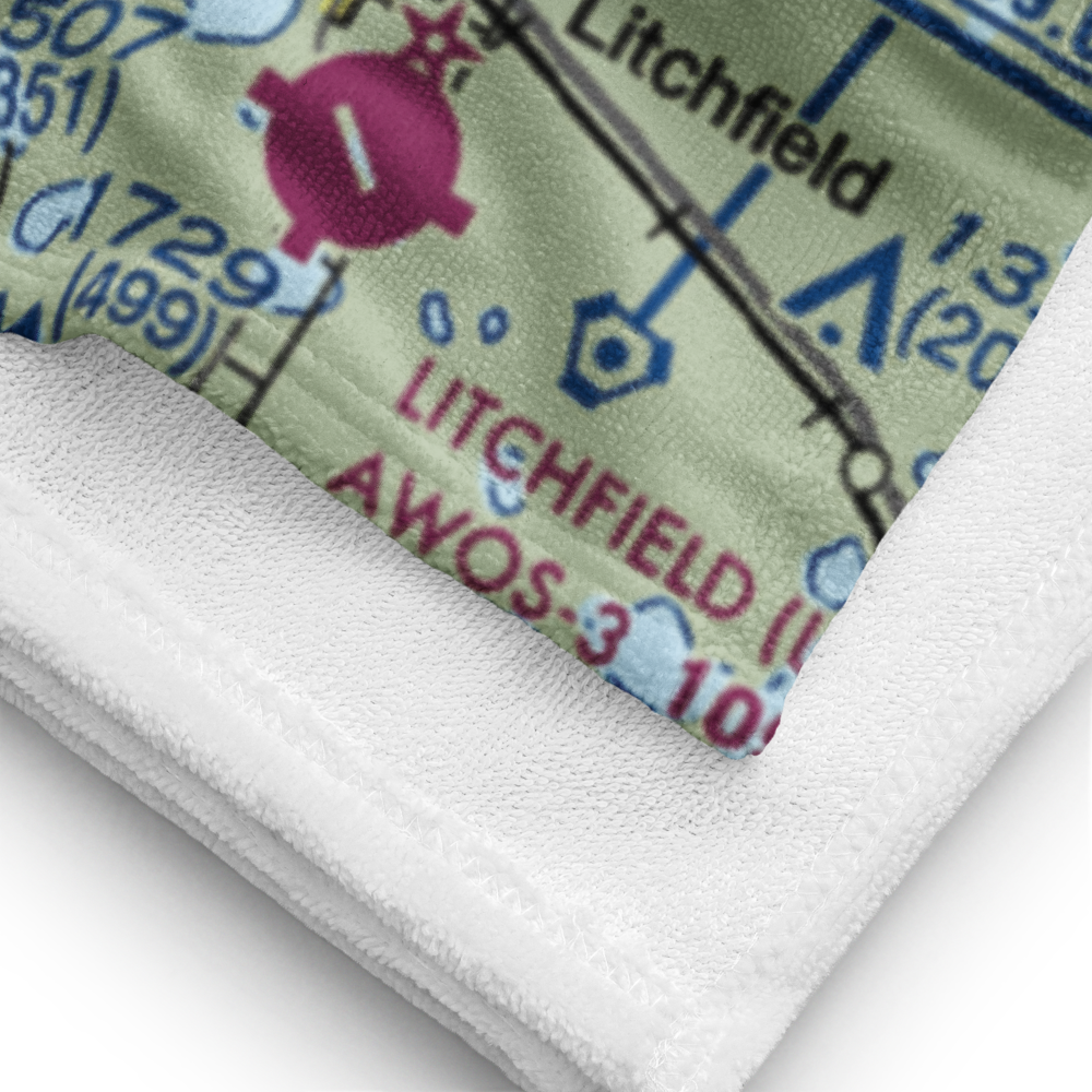 Pagel's Field (67MN) VFR Sectional Towel 