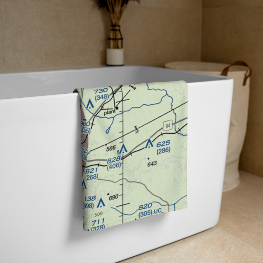 Palestine Municipal Airport (PSN) VFR Sectional Towel 