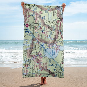 Panther Pond Seaplane Base (ME09) VFR Sectional Towel