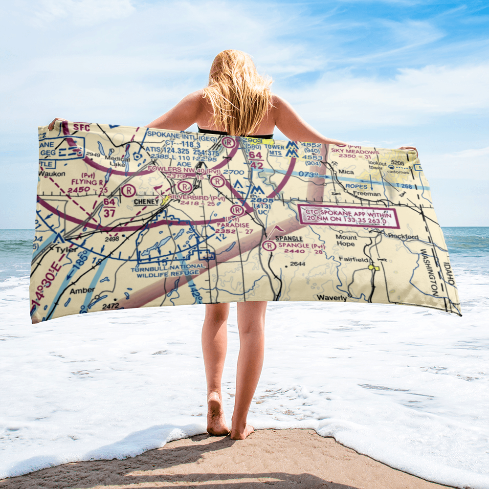 Paradise Air Ranch Airport (WA62) VFR Sectional Towel 