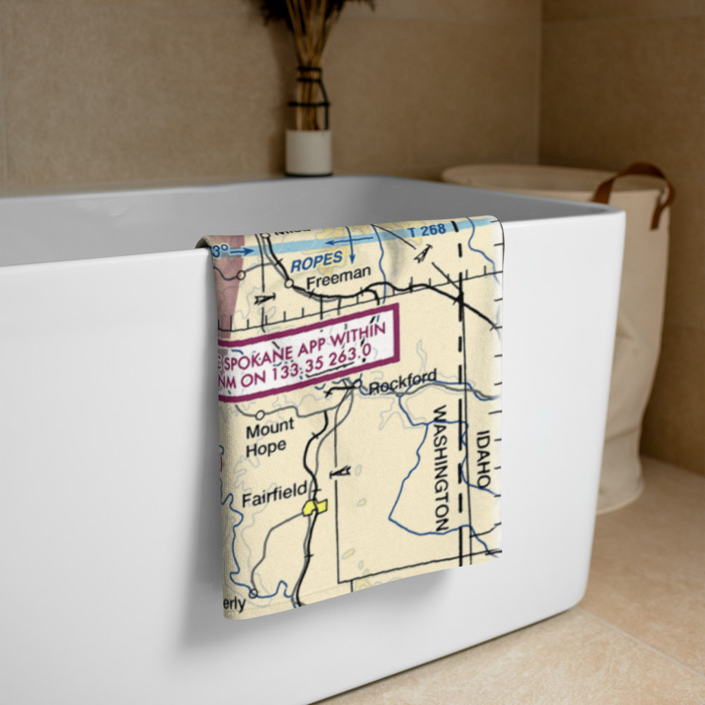 Paradise Air Ranch Airport (WA62) VFR Sectional Towel 