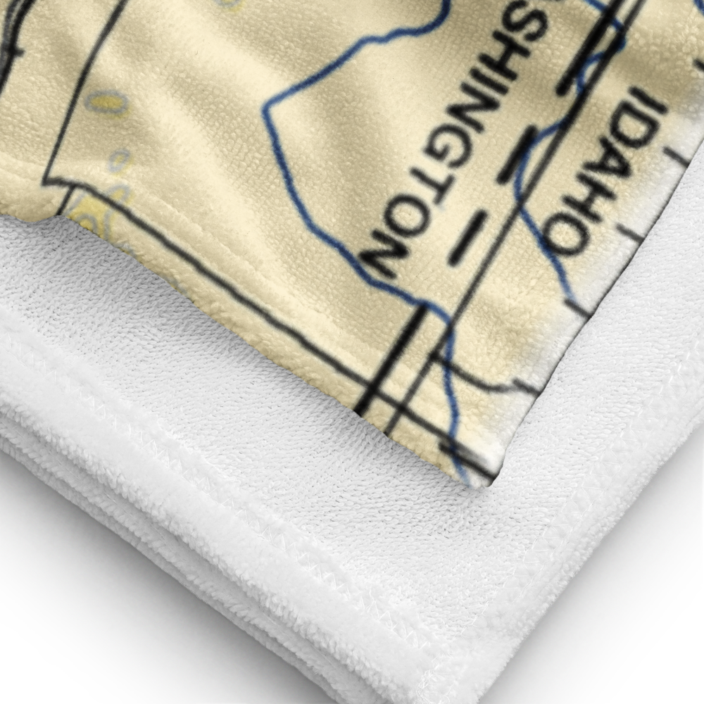 Paradise Air Ranch Airport (WA62) VFR Sectional Towel 