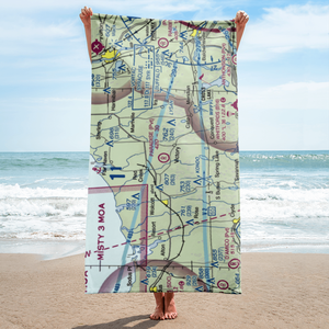 Paradise Airport (NY42) VFR Sectional Towel