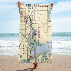 Parshall Hankins Airport (Y74) VFR Sectional Towel