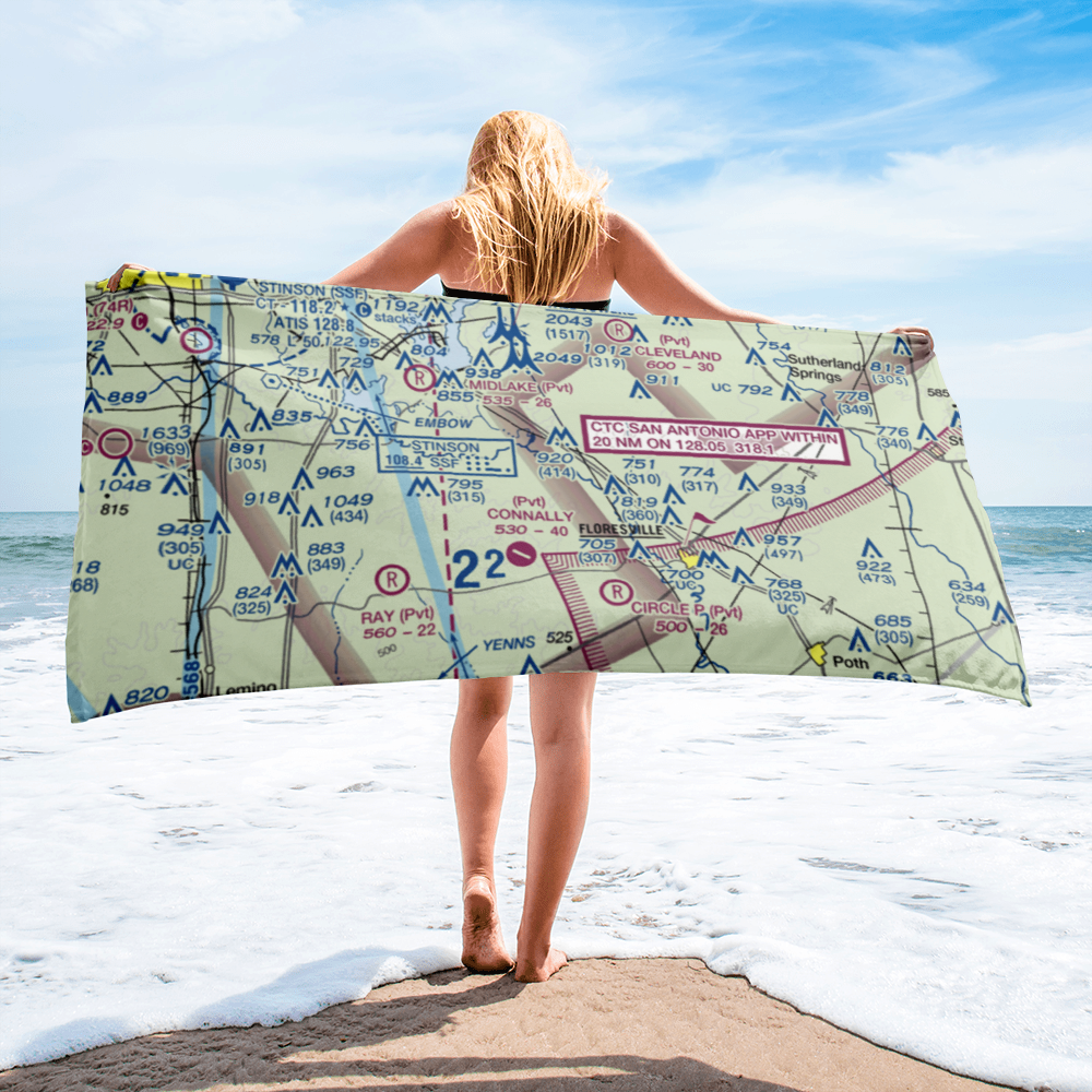 Patton Air Park (TT05) VFR Sectional Towel 