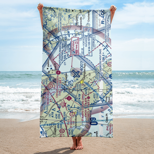 Patuxent River Naval Air Station (Trapnell Field) (NHK) VFR Sectional Towel