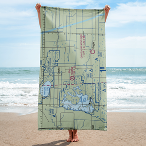 Paul Field (79MN) VFR Sectional Towel