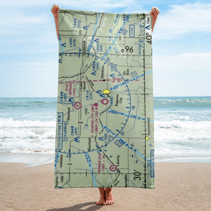 Pawnee City Municipal Airport (50K) VFR Sectional Towel