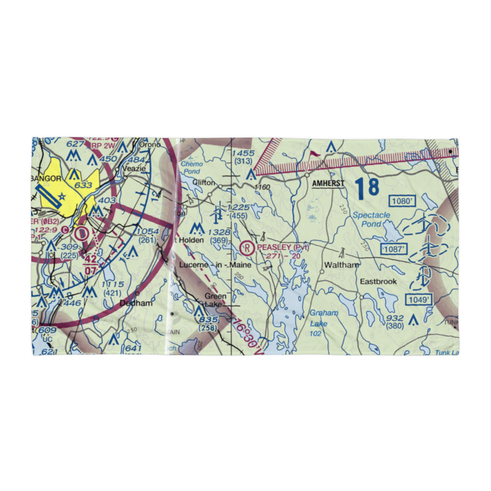 Peasley Field (0ME4) VFR Sectional Towel 