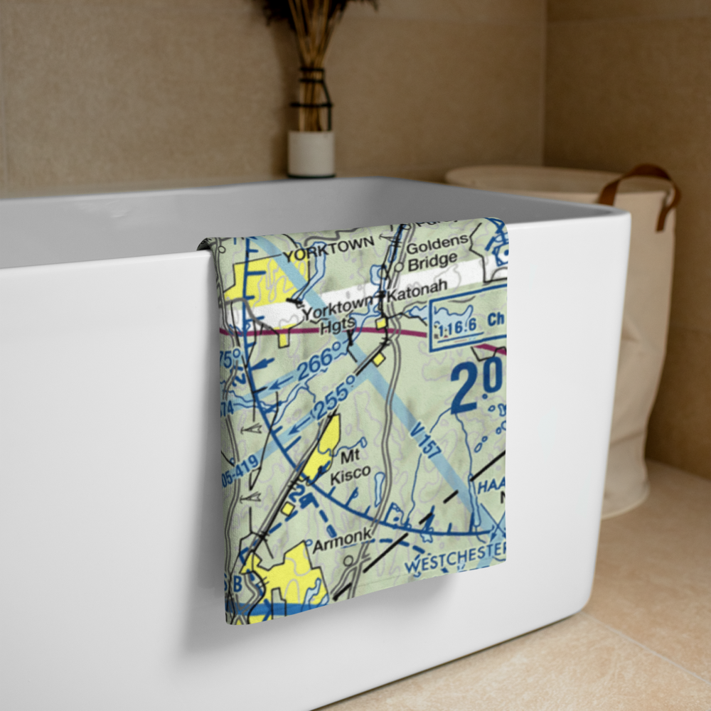 Peekskill Seaplane Base (7N2) VFR Sectional Towel 