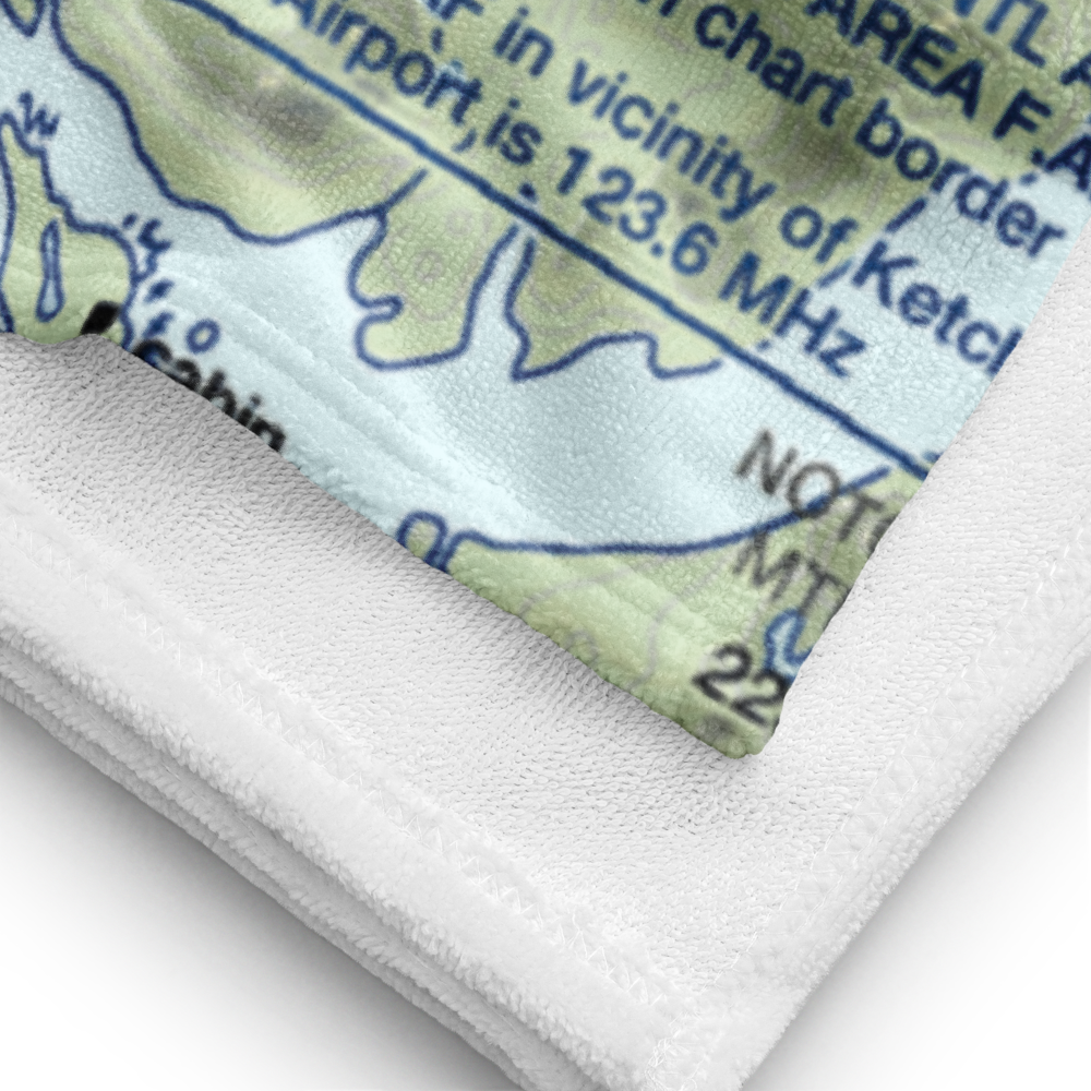 Peninsula Point Pullout Seaplane Base (9C0) VFR Sectional Towel 