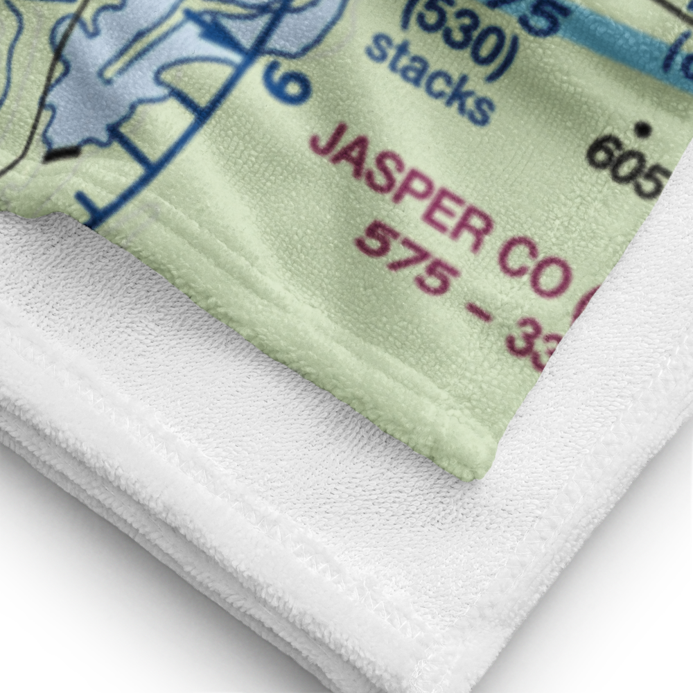 Percival Springs Airport (2T2) VFR Sectional Towel 