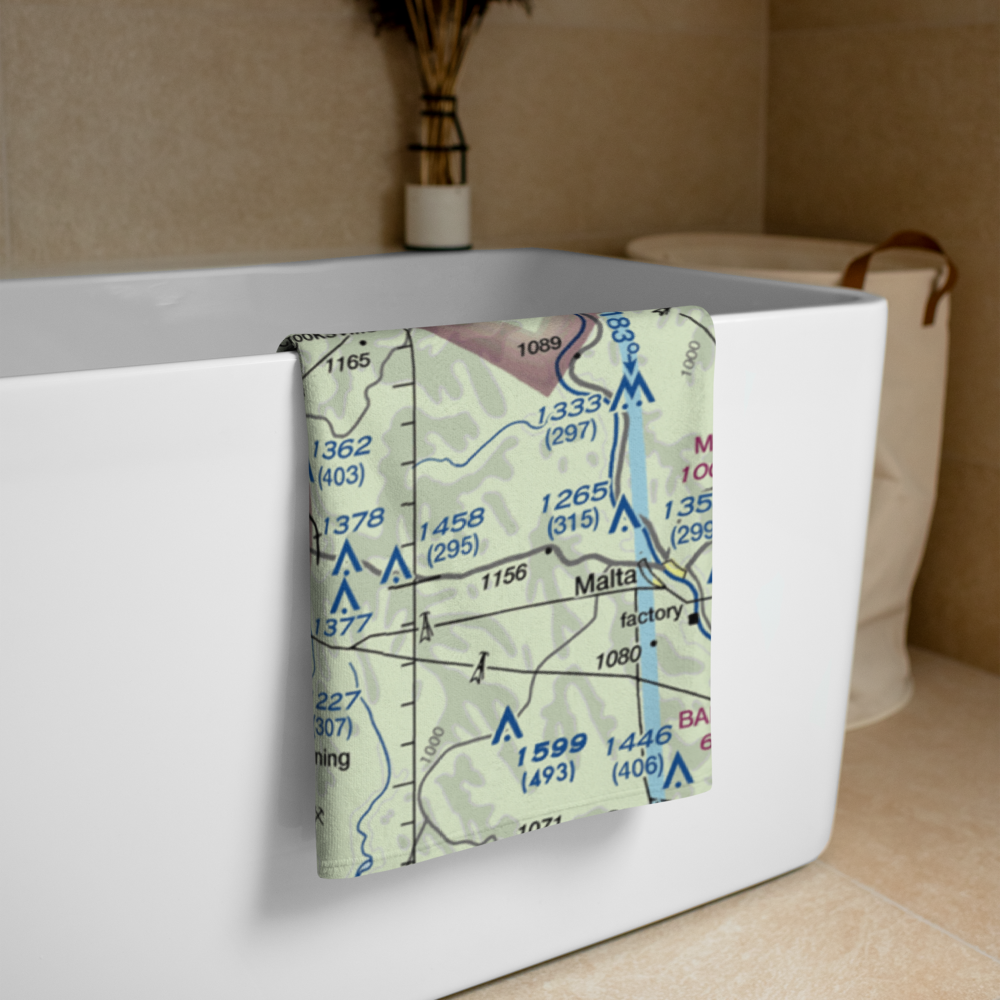 Perry County Airport (I86) VFR Sectional Towel 